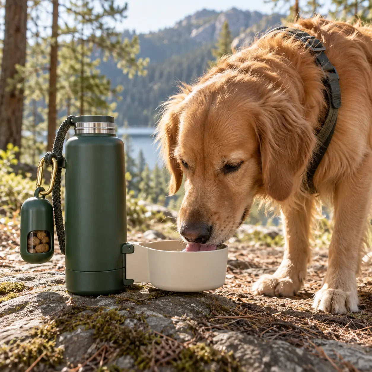 Roveitia WanderSip Travel Hydration Kit in everyday pet life